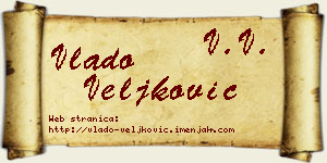 Vlado Veljković vizit kartica